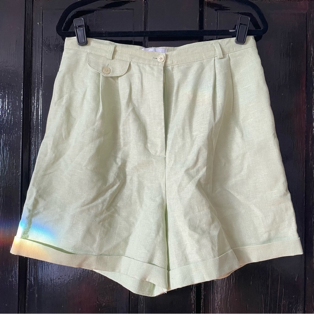 Vintage linen shorts